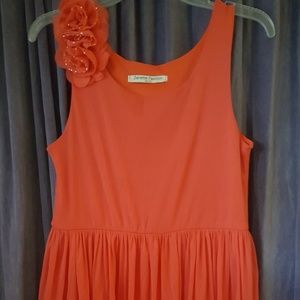 Coral dress